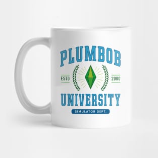 Plumbob University Emblem Mug